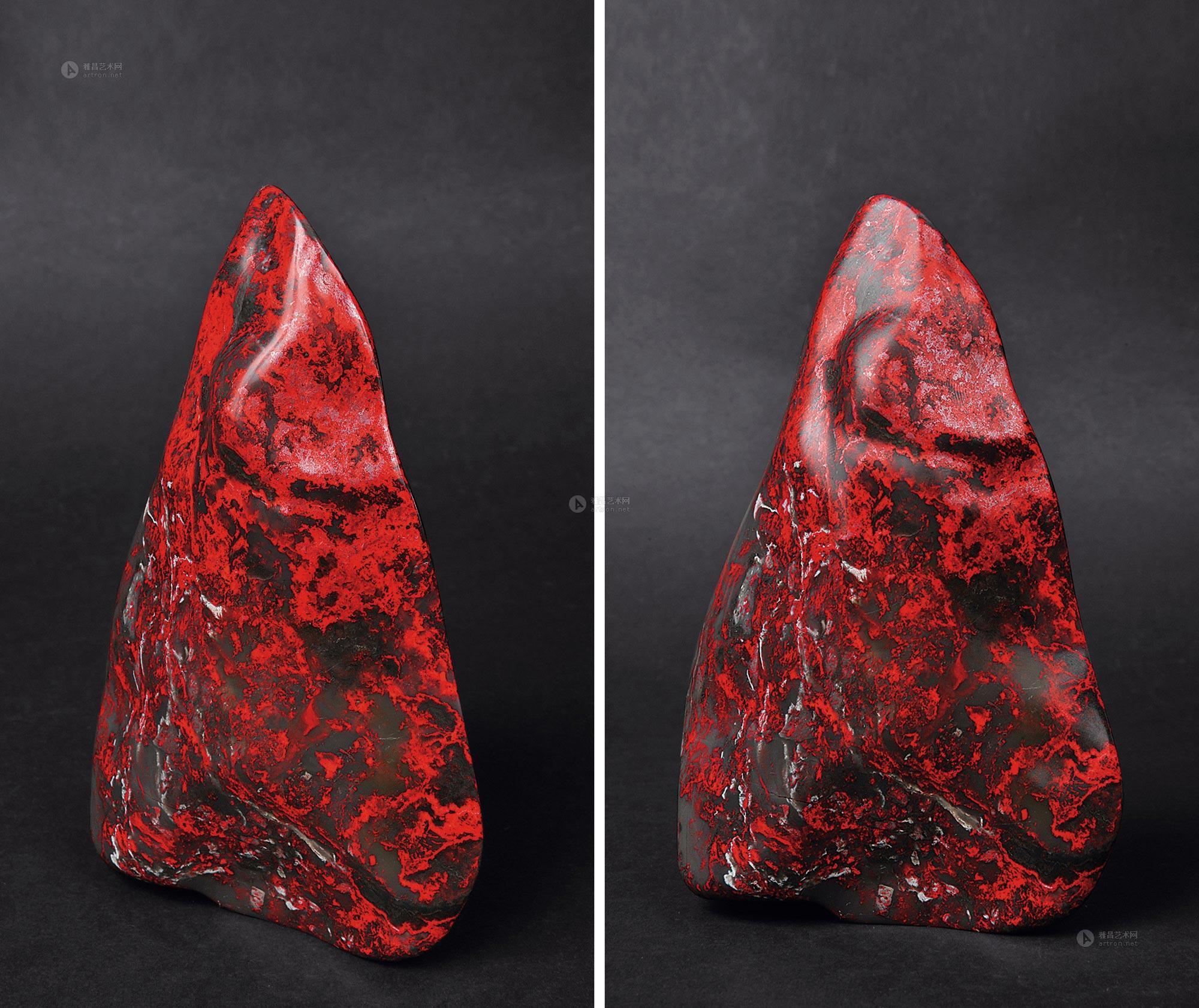 昌化牛角冻鸡血石原石-寿山石及紫砂艺术品专场-雅昌拍卖