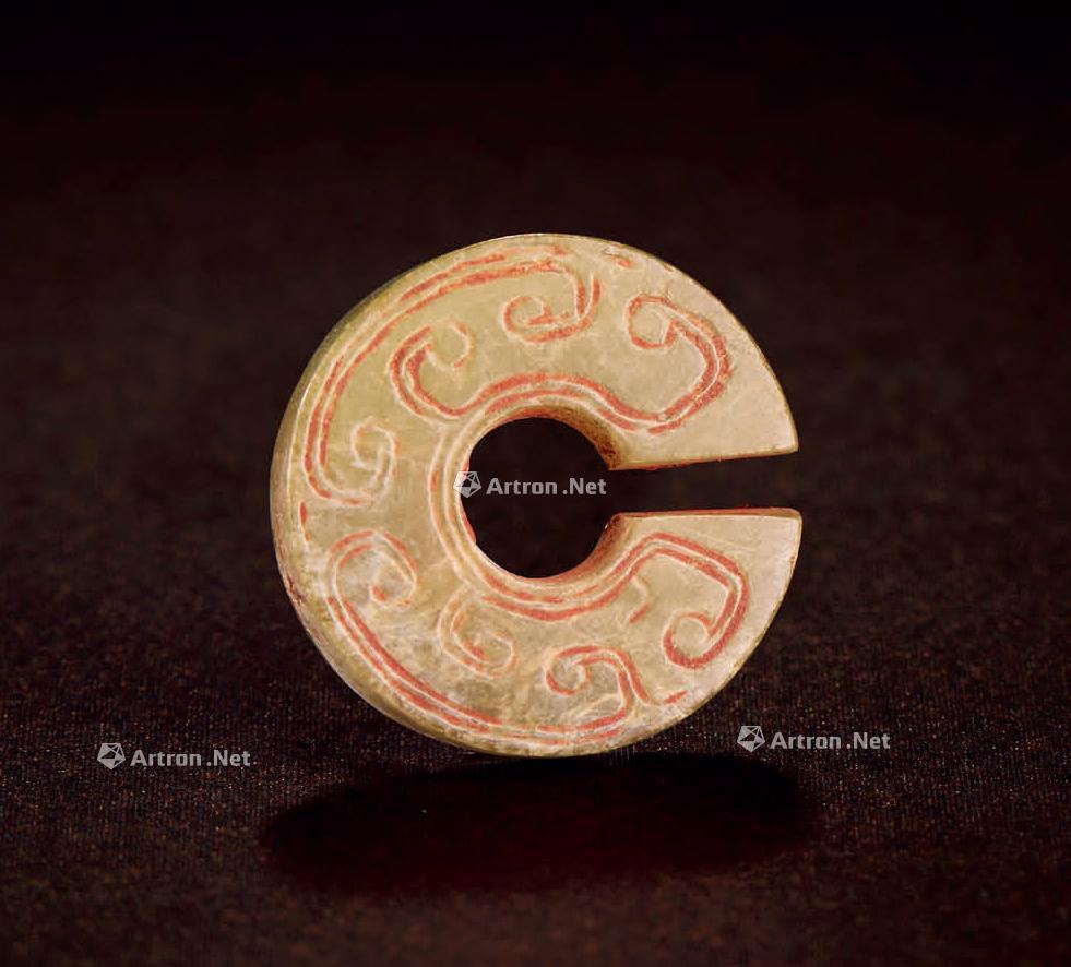 1141 春秋 「虺龙」纹小玉玦