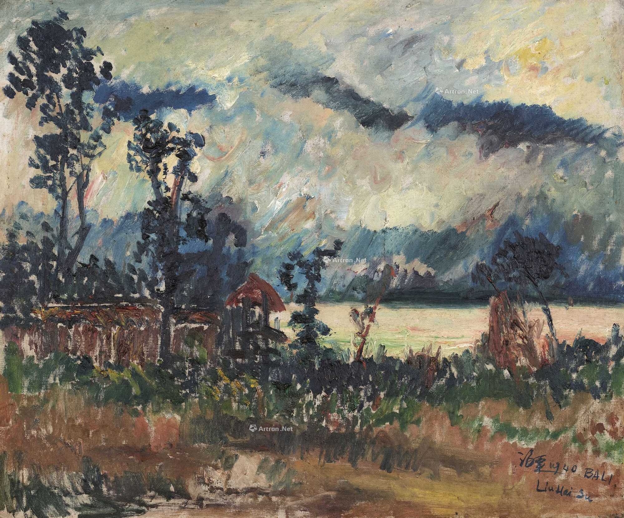 巴厘岛写生-现当代油画专场-雅昌拍卖