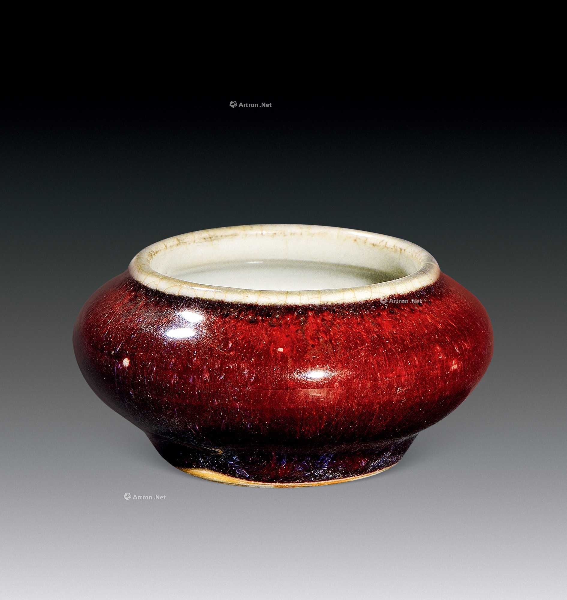 窑变釉水盂-瓷器工艺品-雅昌拍卖