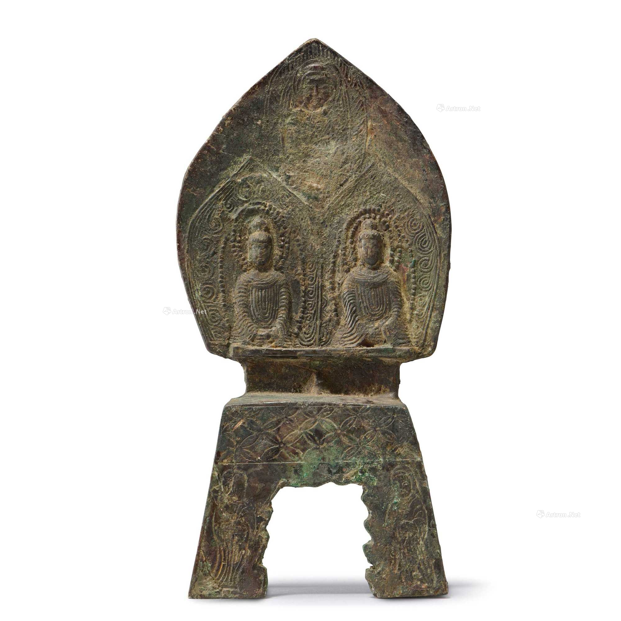 北魏多宝如来佛-历代鎏金银器佛造像专场-雅昌拍卖