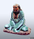 《达摩造像》<br>^_^“Bodhidharma”-inlaid-porcelain-and-lime-sculpture