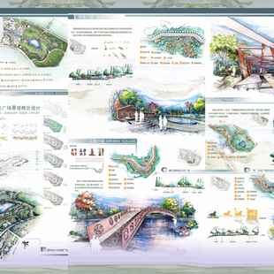 乌素图——包头市九原区文化广场景观概念设计 乌素图——包头市九原区文化广场景观概念设计