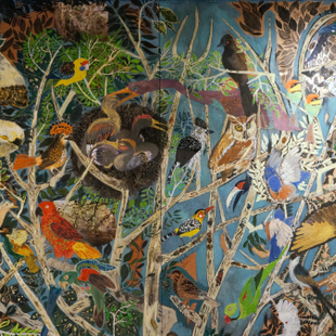 百鸟图局部-2 百鸟图局部-2