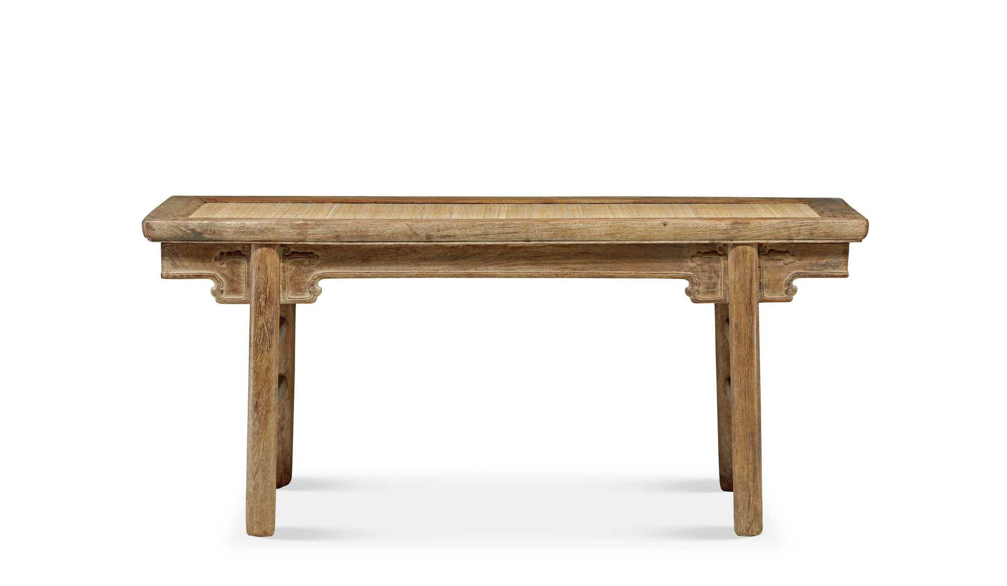 HUANGHUALI WOODEN ELONGATED BRIDLE JOINT BENCH