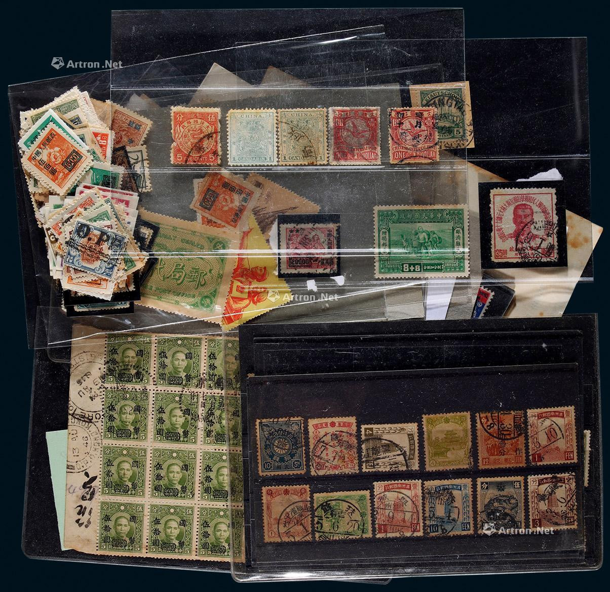 清代、民国、新中国邮票一批约170枚