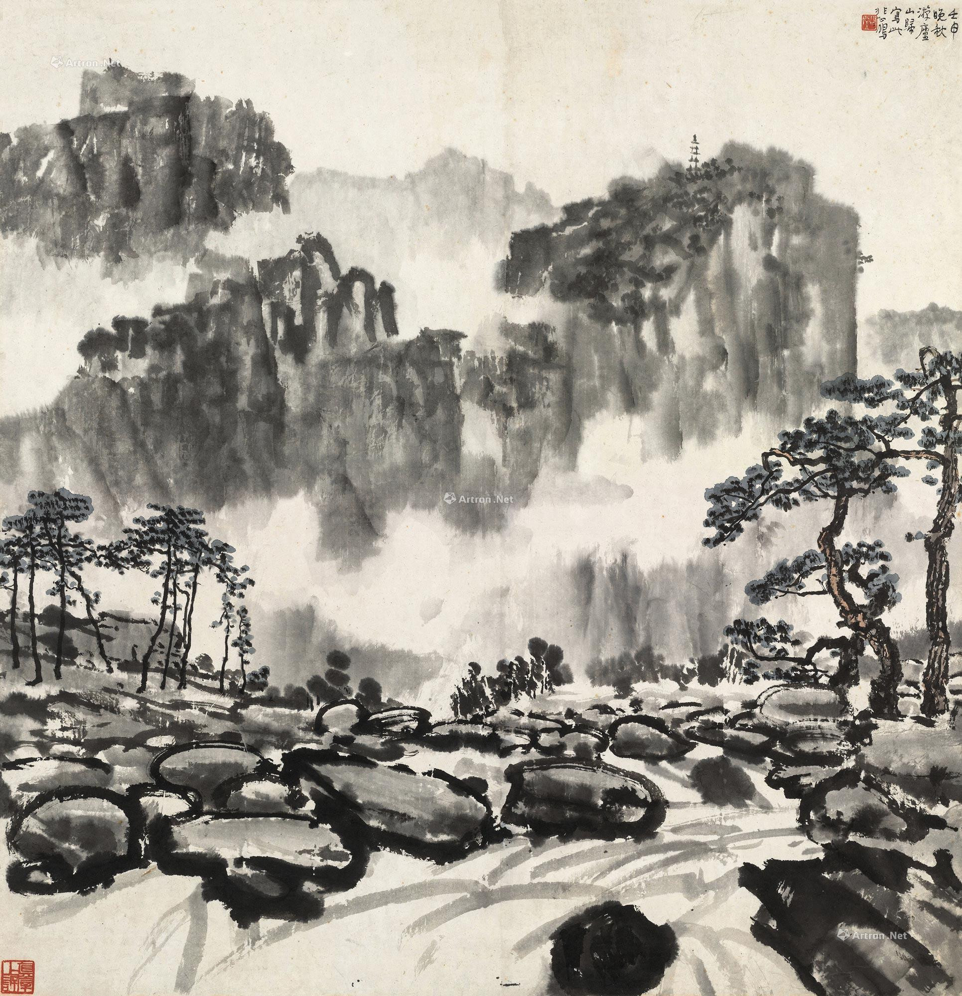 Lushan Spring and Rocks