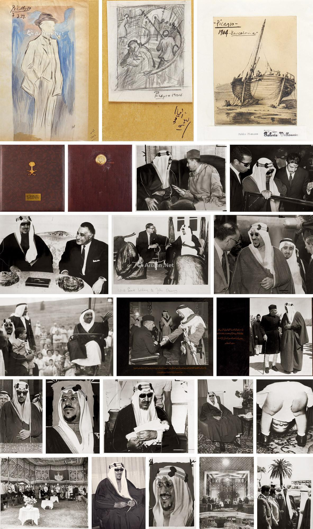 COLLECTION OF SAUDI ARABIA PABLO PICASSO - SKETCH， WATERCOLOURS， AND PRIVATE ALBUMS
