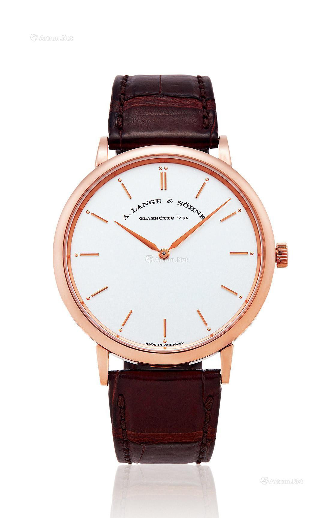 A. LANGE & SÖHNE A ROSE GOLD MANUALLY-WOUND WRISTWATCH