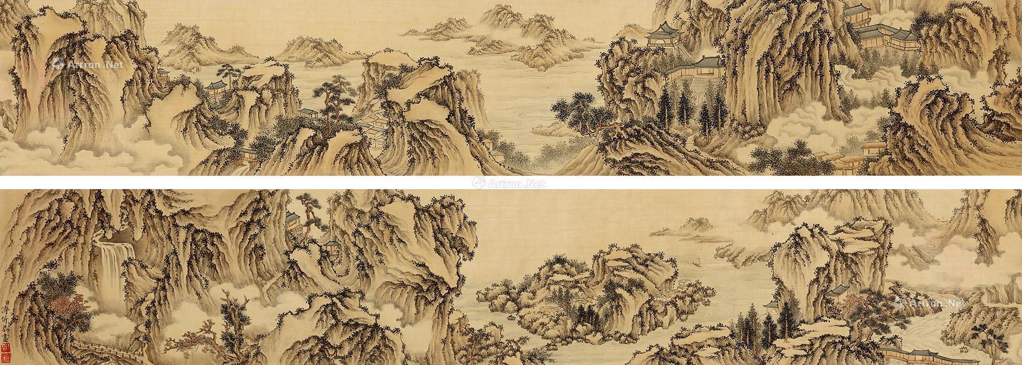 Landscape draws by Pu Jian