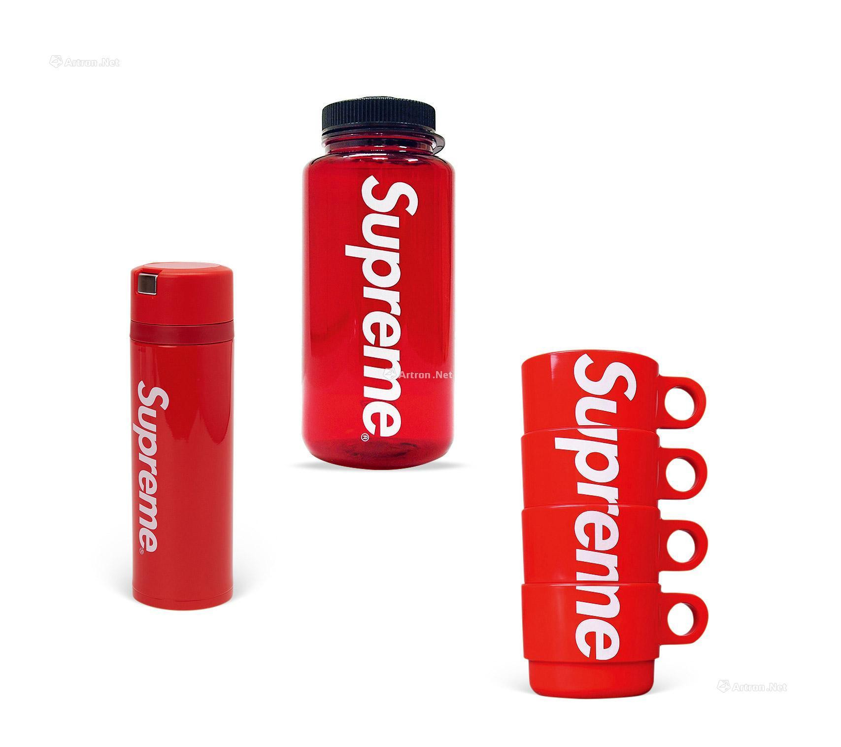SUPREME　NALGENE WATER BOTTLE（RED）　ZOJIRUSHI STAINLESS STEEL MUG（RED）　STACKING CUPS（SET OF FOUR，RED）