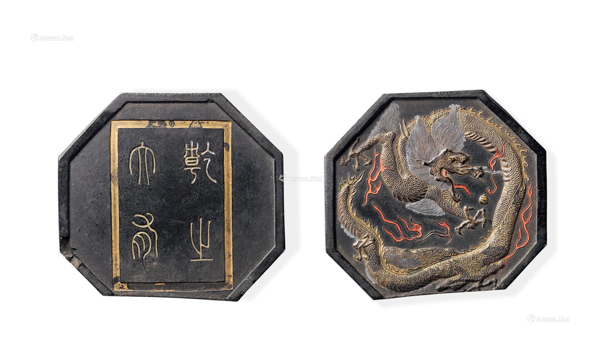 INK STICKS WITH DESIGN OF DRAGON