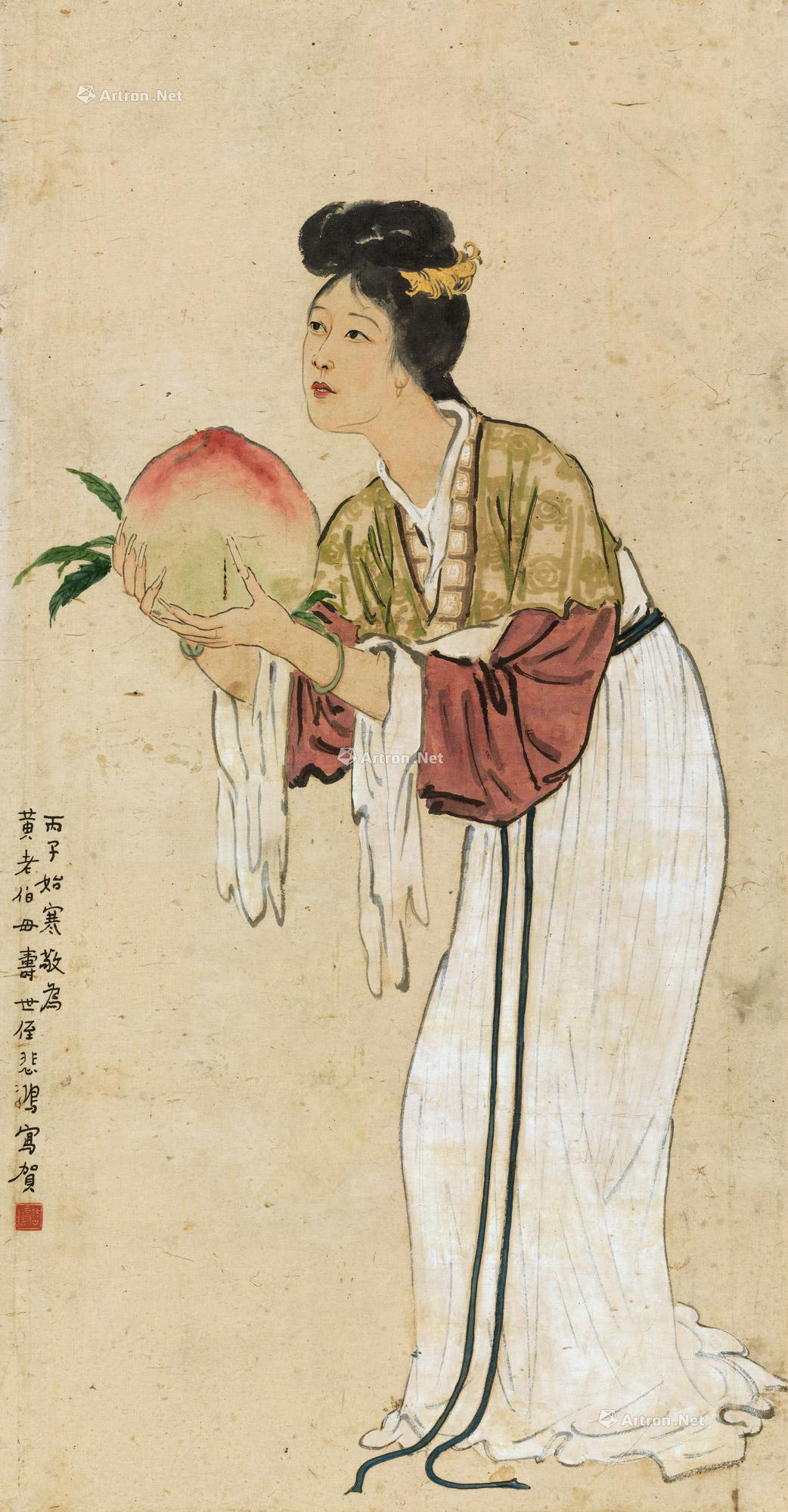 CHINESE FAIRY WITH PEACH