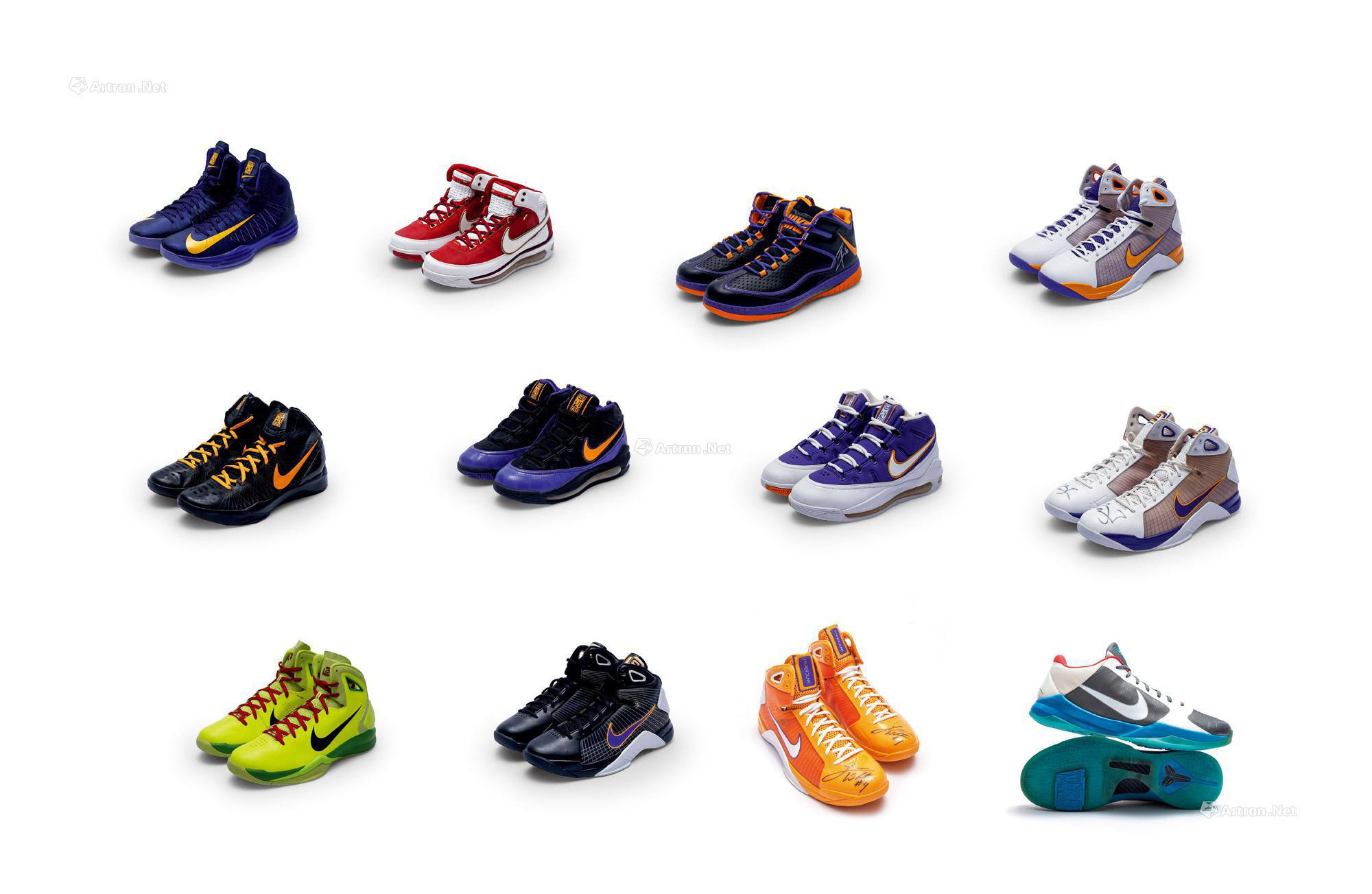 Los Angeles Lakers Exclusive Sneaker Collection  12 Pairs of Player Exclusive Sneakers