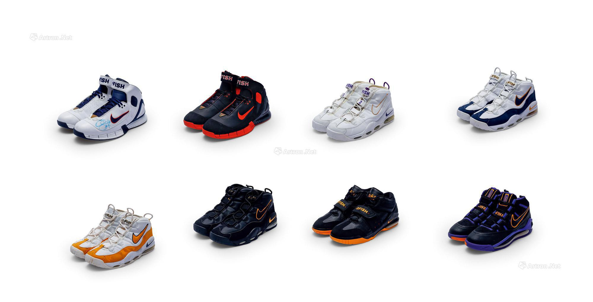 Derek Fisher Exclusive Sneaker Collection  8 Pairs of Player Exclusive Sneakers