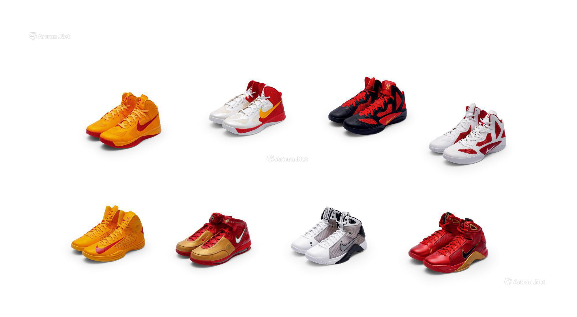 Yi Jianlian Exclusive Sneaker Collection  8 Pairs of Player Exclusive Sneakers