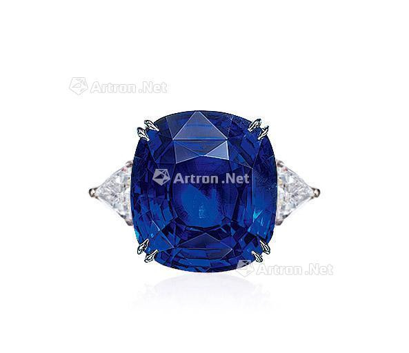 A 16.24 CARAT SRI LANKAN ‘ROYAL BLUE’ SAPPHIRE AND DIAMOND RING