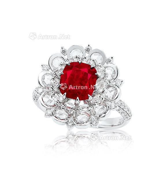 A 2.01 CARAT MOZAMBIQUE ‘PIGEON’S BLOOD’ RUBY AND DIAMOND RING