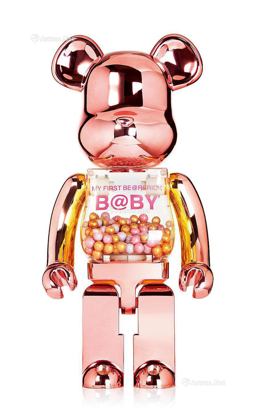 MY FIRST BEARBRICK BABY PINK GOLD 1000%