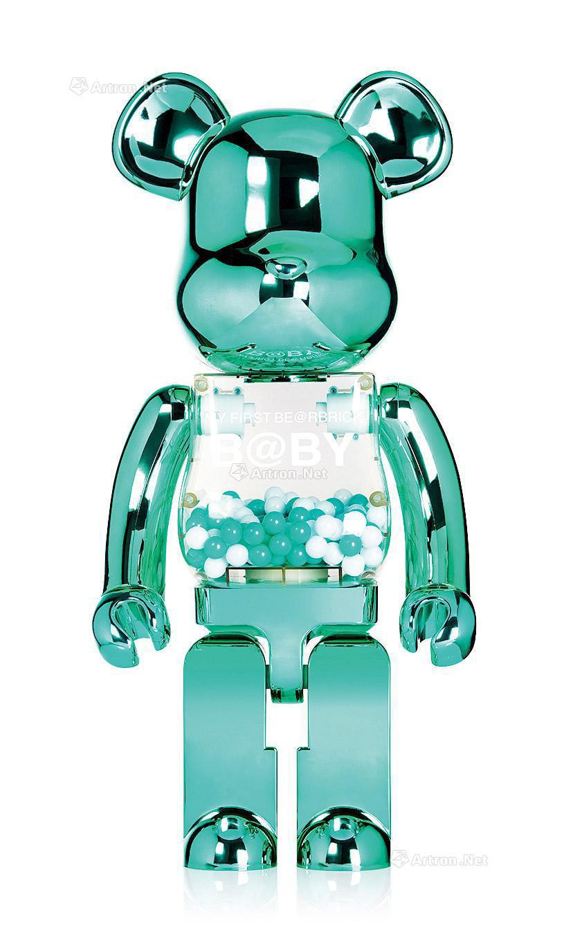 MY FIRST BEARBRICK BABY GREEN GOLD 1000%