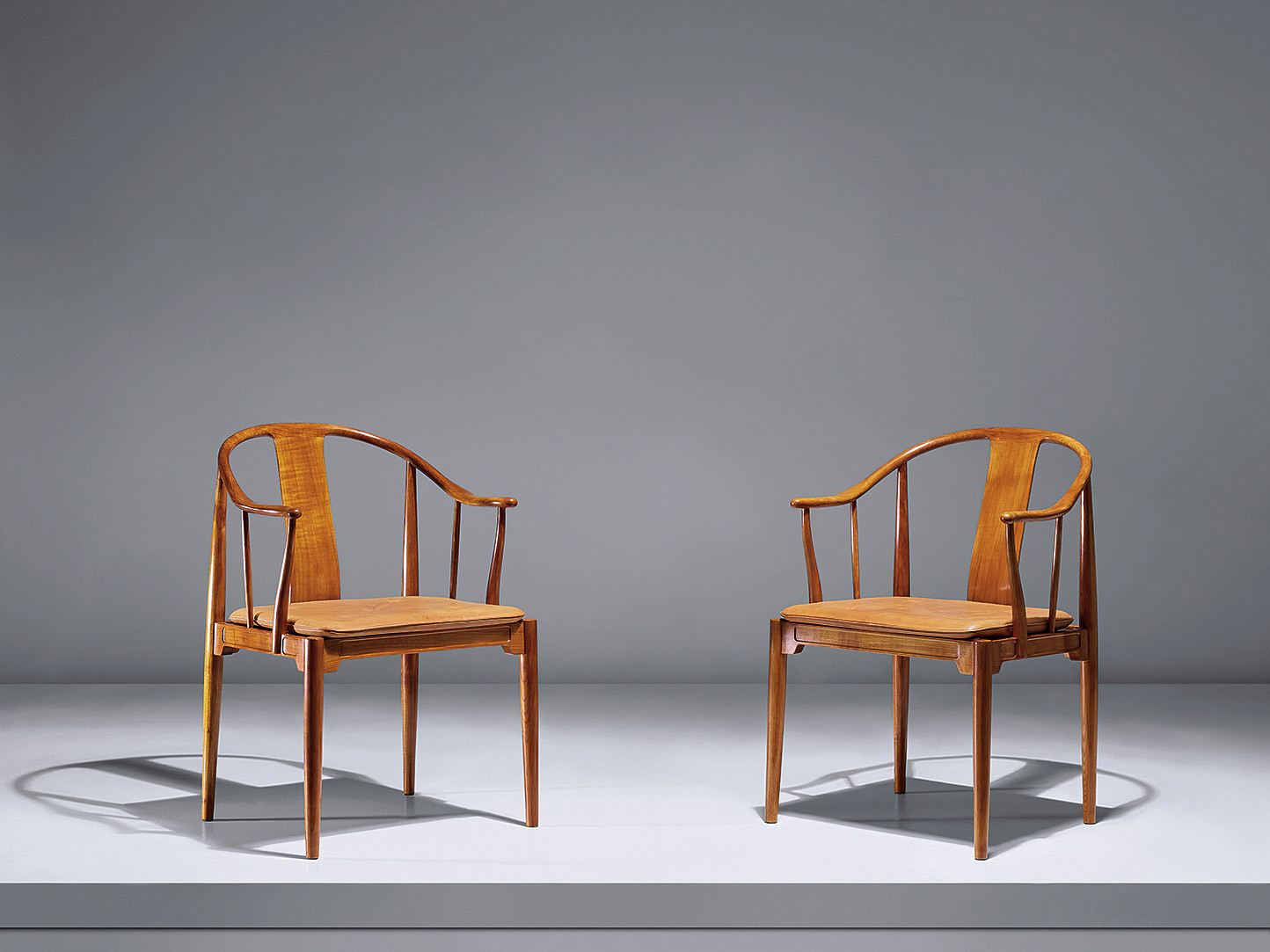 Pair of ‘Chinese’ armchairs, model no. 4283