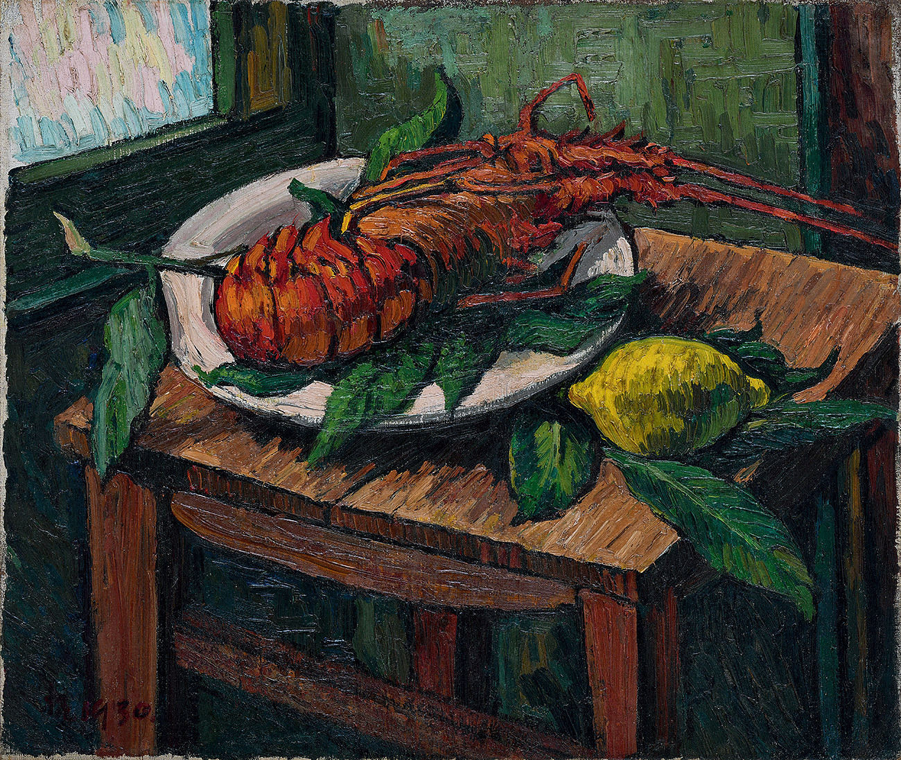 Lobster & Lemon Still Life