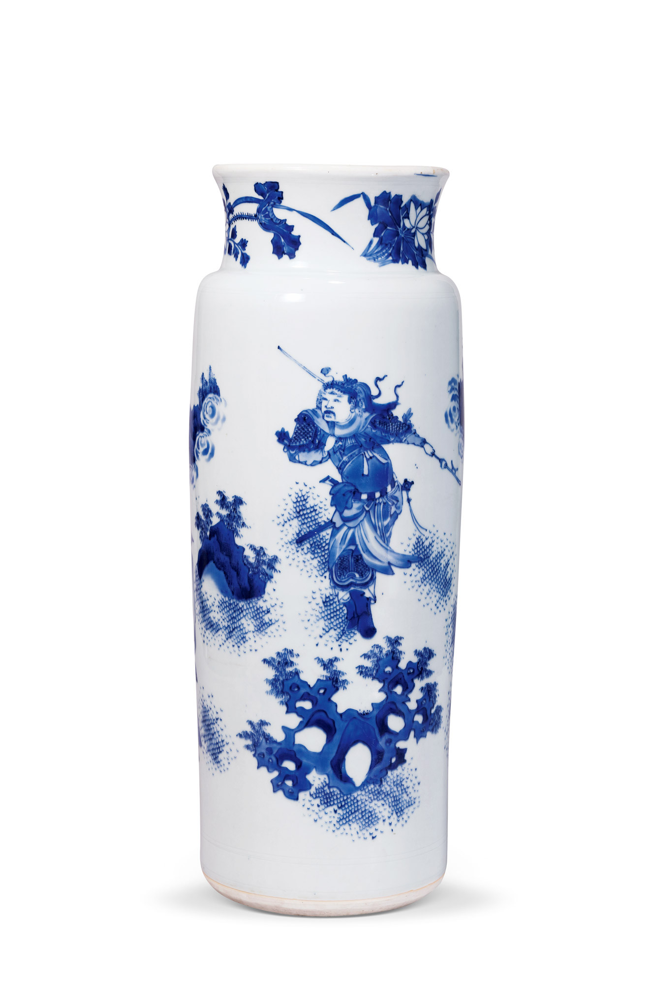 A Rare Blue and White‘Characters’Vase