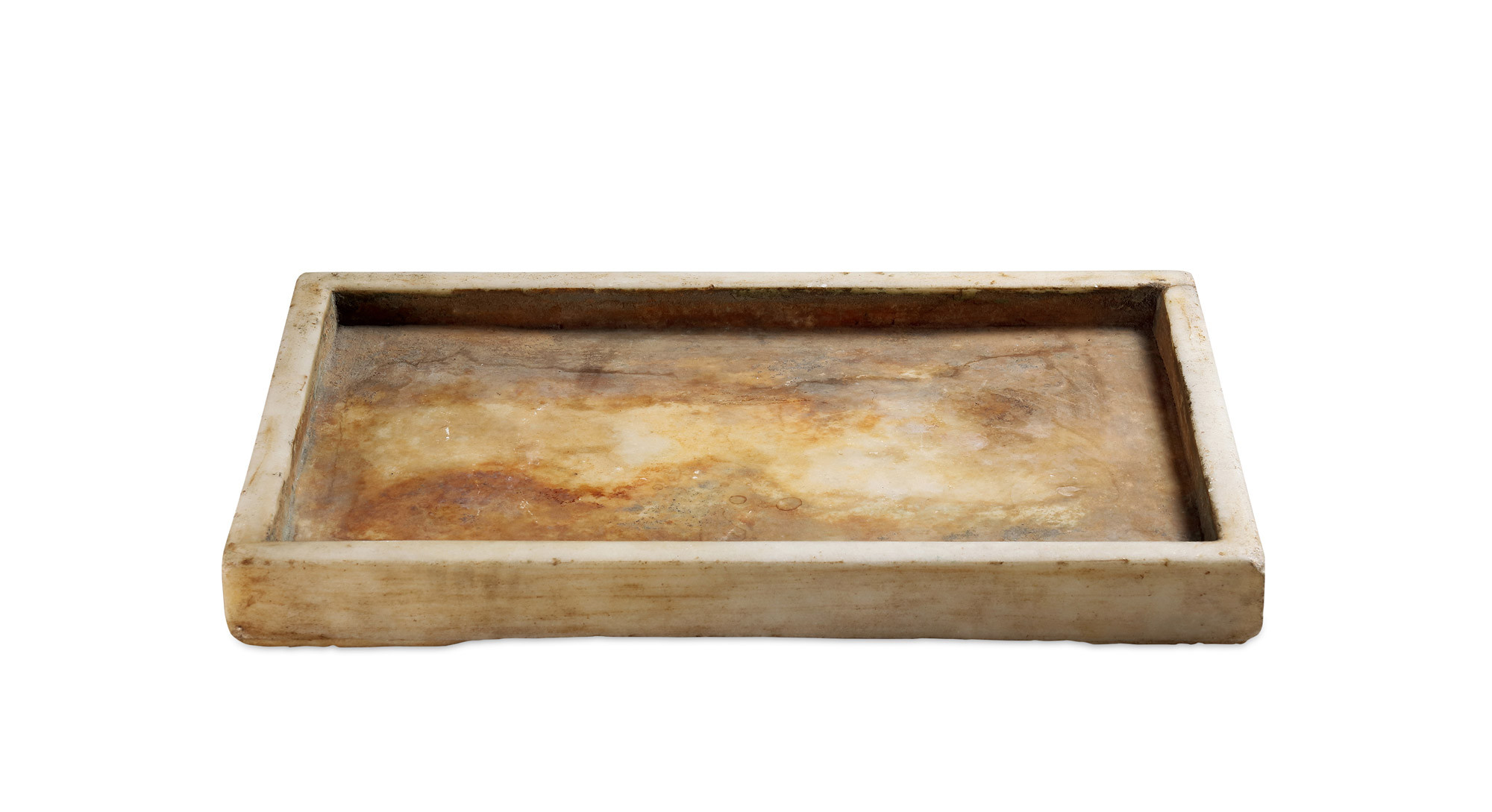 A Rectangular-Shaped Marble Tray