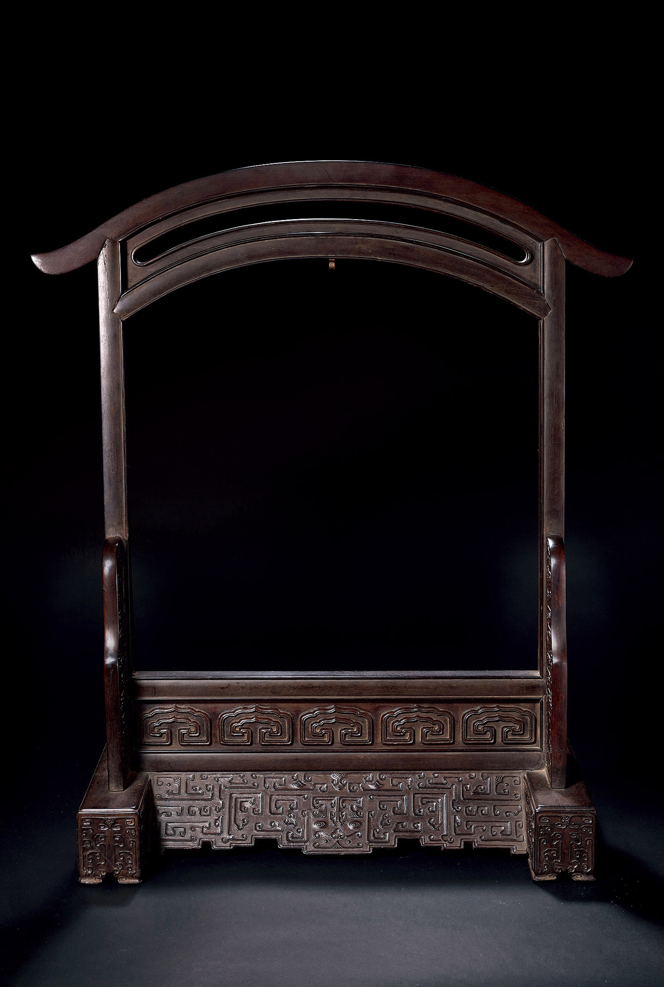 A ZITAN STAND OF A QING