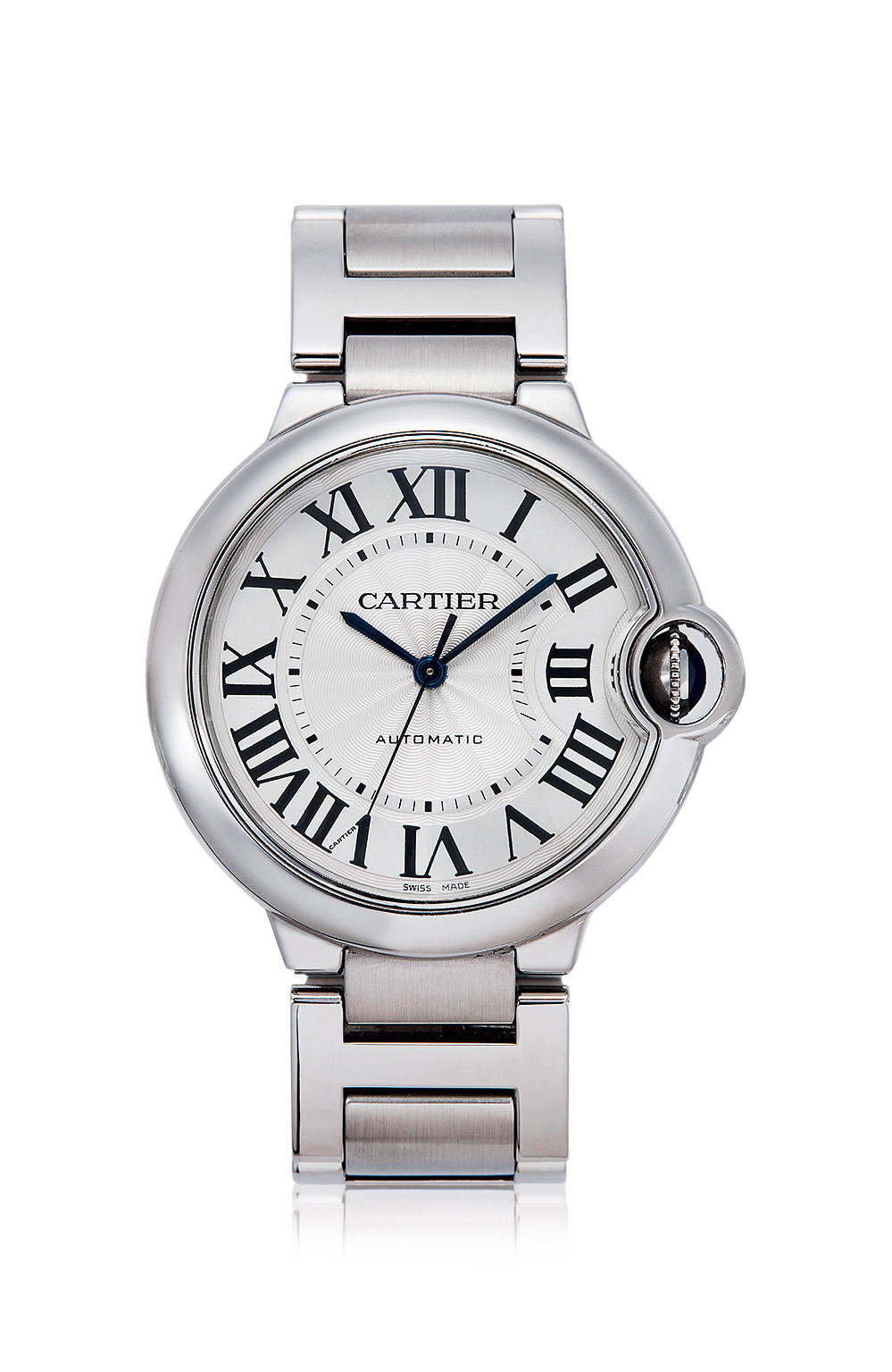 CARTIER  A STAINLESS STEEL AUTOMATIC WRISTWATCH