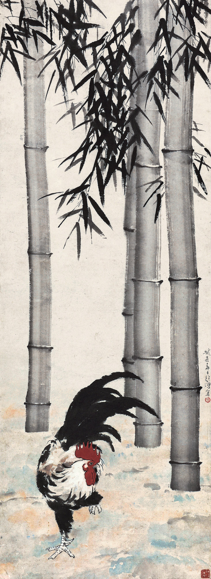 BAMBOO AND ROOSTER