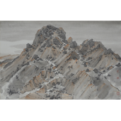 李月林 李月林 · 此山净  ·  46×68cm · 纸本重彩 · 2016年