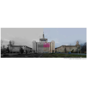 王国锋 乌托邦—罗马尼亚自由新闻大厦／摄影／707×250cm／2014