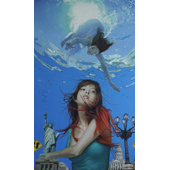 王念东 大西洋上的一水花 2004 布面油画 250×150cm.jpg