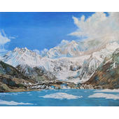 杨光迈 《雪山系列NO.52--米堆冰川》
